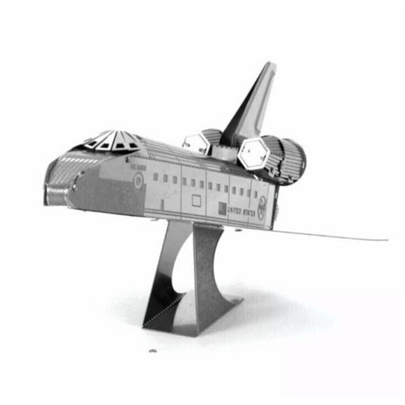Metal Earth Space Shuttle Atlantis Orbiter Aircraft 3D DIY Model Building Kit - Picture 1 of 8